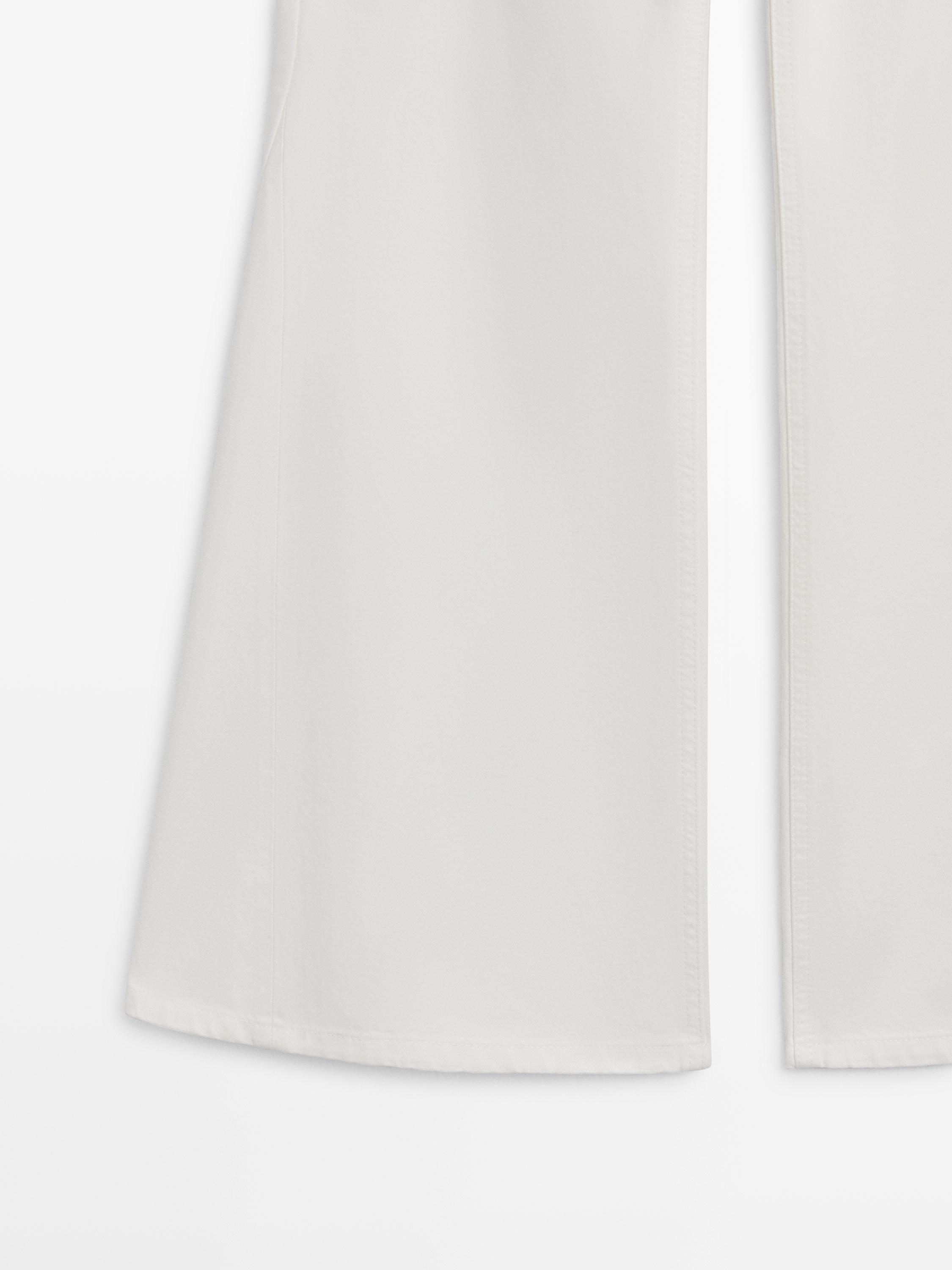 Jean flare taille haute